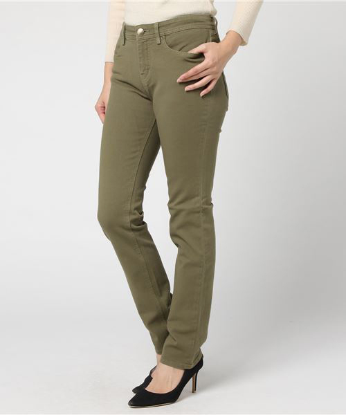 MARIEBELLE　JEAN（マリベルジーン）の「タイトストレート カラーパンツ MISTY(ミスティー)（その他パンツ・レディース・スモークピンク/パープル/カーキ/ブルー/グリーン/ボルドー/マスタード/ダークオレンジ・23inch/24inch/25inch/26inch/27inch/28inch）」の2枚目の写真