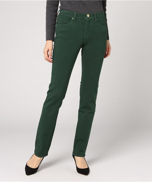 MARIEBELLE　JEAN（マリベルジーン）の「タイトストレート カラーパンツ MISTY(ミスティー)（その他パンツ・レディース・スモークピンク/パープル/カーキ/ブルー/グリーン/ボルドー/マスタード/ダークオレンジ・23inch/24inch/25inch/26inch/27inch/28inch）」の3枚目の写真