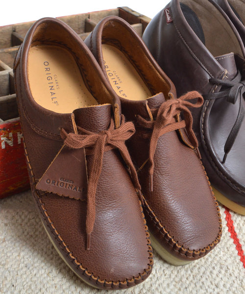 靴 Clarks weaver tan leather Clarks Originals Weaver Tan Leather | END. (US)