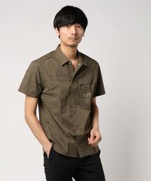 AVIREX | AVIREX/アヴィレックス/ 半袖 ミリタリー ストレッチシャツ/ S/S MILITARY STRETCH SHIRT(シャツ/ブラウス)