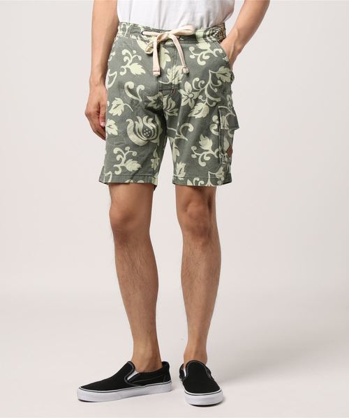 BILLABONG(ビラボン)の「BILLABONG メンズ 【SURFPLUS】 HAWAIIAN PT SHORTS ウォークパンツ/ショートパンツ(その他パンツ・メンズ・チャコールグレー/ブルー/アーミー・MEDIUM/LARGE)」の1枚目の写真