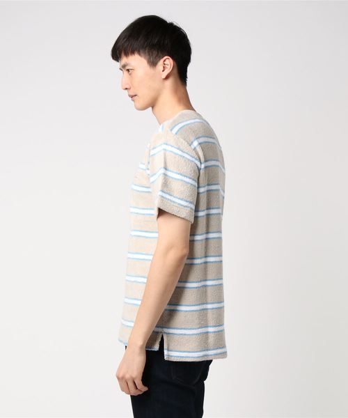 Champion(チャンピオン)の「【Champion/チャンピオン】メンズ CAMPUS (キャンパス) Tシャツ(Tシャツ/カットソー・メンズ・ブルー系その他/ベージュ/ブルー系その他2/ホワイト・MEDIUM/LARGE/X-LARGE)」の5枚目の写真