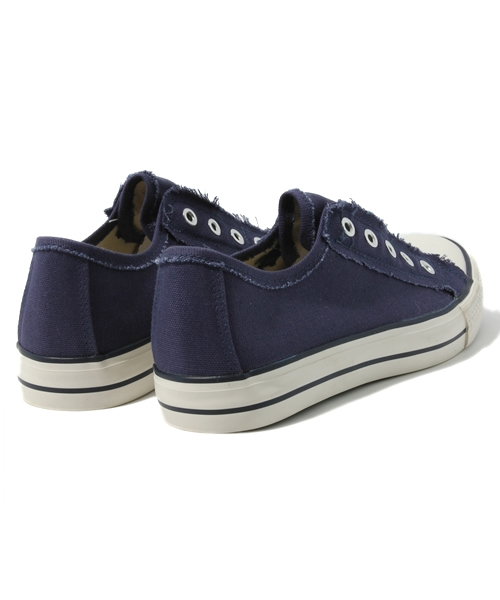 coen(コーエン)の「マリンキャンバススニーカー13SS(スニーカー・レディース・ホワイト/コバルトブルー/ネイビー・MEDIUM/LARGE)」の6枚目の写真
