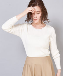 RIVE DROITE | ランダムリブクルーネックニット(ニット/セーター)