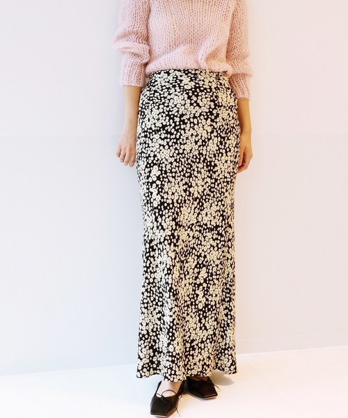 EDIT. FOR LULU（エディットフォールル）の「abcフラワーバイアスマキシスカート11◆（スカート・レディース・ブラック・38/36/34）」の15枚目の写真