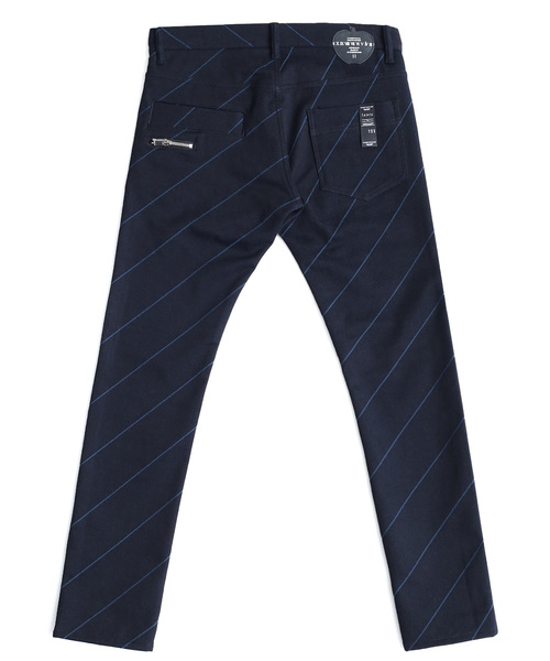 SHAREEF(シャリーフ)の「BIAS LINE SKINNY(その他パンツ・メンズ・ブラック/ネイビー/オレンジ・1/2/3)」の5枚目の写真