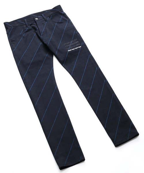 SHAREEF(シャリーフ)の「BIAS LINE SKINNY(その他パンツ・メンズ・ブラック/ネイビー/オレンジ・1/2/3)」の6枚目の写真