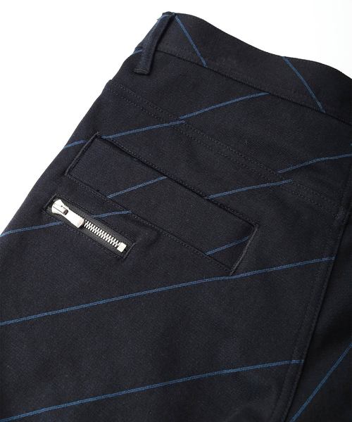 SHAREEF(シャリーフ)の「BIAS LINE SKINNY(その他パンツ・メンズ・ブラック/ネイビー/オレンジ・1/2/3)」の11枚目の写真