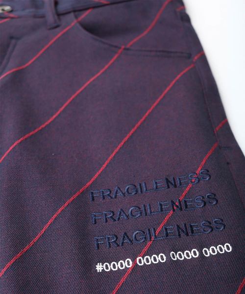 SHAREEF(シャリーフ)の「BIAS LINE SKINNY(その他パンツ・メンズ・ブラック/ネイビー/オレンジ・1/2/3)」の15枚目の写真