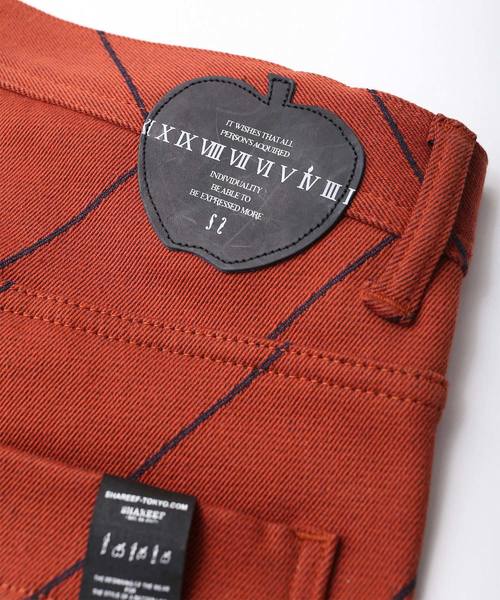 SHAREEF(シャリーフ)の「BIAS LINE SKINNY(その他パンツ・メンズ・ブラック/ネイビー/オレンジ・1/2/3)」の17枚目の写真