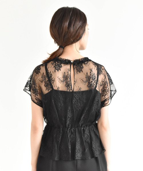 kaene（カエン）の「レース×キャミオールインワン（つなぎ