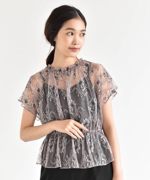 kaene（カエン）の「レース×キャミオールインワン（つなぎ