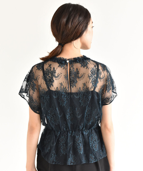 kaene（カエン）の「レース×キャミオールインワン（つなぎ