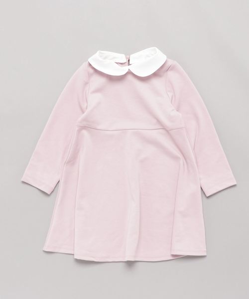 Catherine Cottage（キャサリンコテージ）の「白襟ワンピース（ワンピース・キッズ・ブラック/ネイビー/レッド/ライラック・110/120/130/140/150/160）」の2枚目の写真