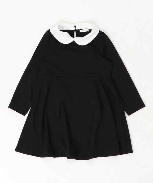 Catherine Cottage（キャサリンコテージ）の「白襟ワンピース（ワンピース・キッズ・ブラック/ネイビー/レッド/ライラック・110/120/130/140/150/160）」の3枚目の写真