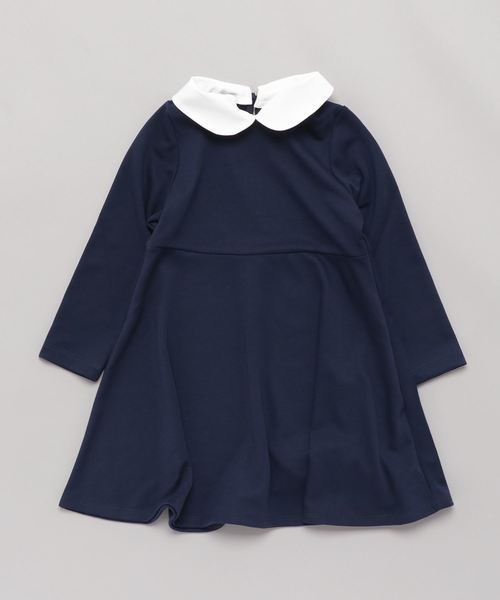 Catherine Cottage（キャサリンコテージ）の「白襟ワンピース（ワンピース・キッズ・ブラック/ネイビー/レッド/ライラック・110/120/130/140/150/160）」の9枚目の写真