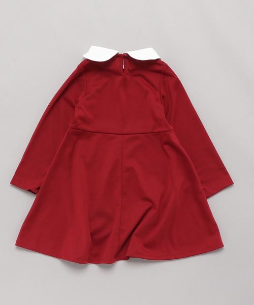 Catherine Cottage（キャサリンコテージ）の「白襟ワンピース（ワンピース・キッズ・ブラック/ネイビー/レッド/ライラック・110/120/130/140/150/160）」の7枚目の写真