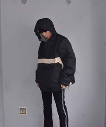 90S J.CREW 中綿入り マウンテンパーカー Y2K ジェイクルー 90s J.CREW ジェイクルー ツートンコットンアノラックパーカー