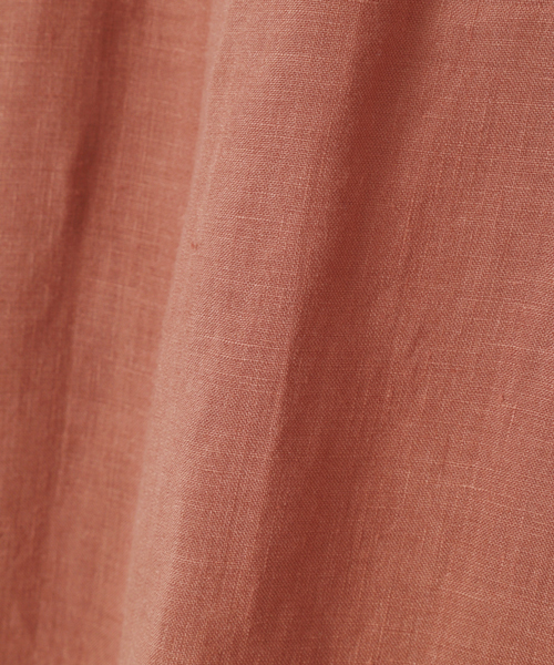 MARGARET HOWELL（マーガレットハウエル）の「SOFT LINEN（シャツ/ブラウス・レディース・ホワイト/レッド系その他/チャコール・1/2）」の10枚目の写真