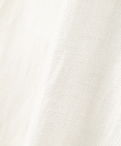 MARGARET HOWELL（マーガレットハウエル）の「SOFT LINEN（シャツ/ブラウス・レディース・ホワイト/レッド系その他/チャコール・1/2）」の14枚目の写真