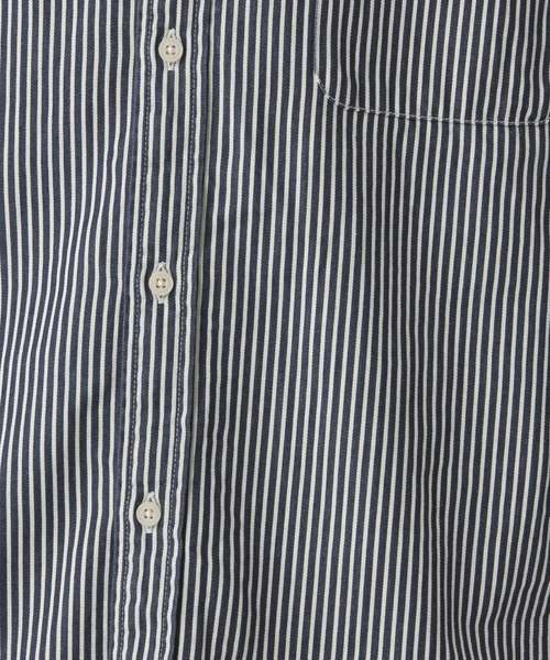 GLOBAL WORK（グローバルワーク）の「デニムバンドカラーシャツ/817762（シャツ/ブラウス・メンズ・ブルー系その他7/ブルー・SMALL/MEDIUM/LARGE/X-LARGE）」の10枚目の写真