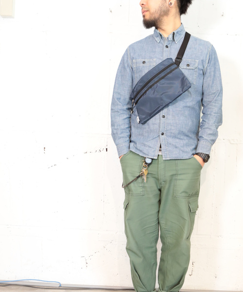 Drifter(ドリフター)の「【SACOCHE(PACK CLOTH)”Hopewell”】/サコッシュ(パッククロス)”ホープウェル”(ショルダーバッグ)」|ネイビー