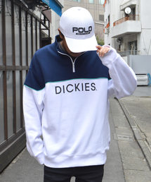Dickies | Dickies/ ディッキーズ 裏毛刺繍入りパイピングリラックスフィット配色ZIPトレーナー(スウェット)