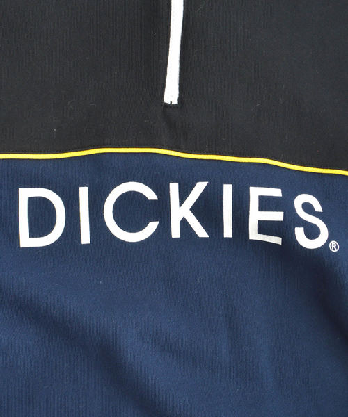 Dickies(ディッキーズ)の「Dickies/ ディッキーズ 裏毛刺繍入りパイピングリラックスフィット配色ZIPトレーナー(スウェット・メンズ・ホワイト/ネイビー/グレー/レッド・M/L/XL)」の8枚目の写真