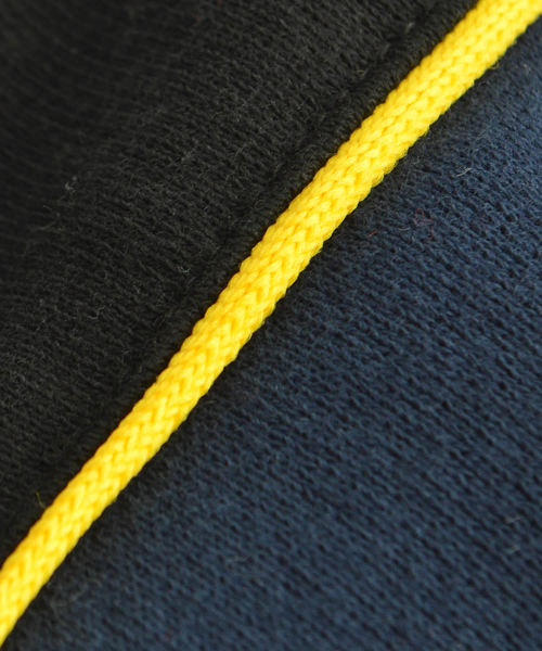 Dickies(ディッキーズ)の「Dickies/ ディッキーズ 裏毛刺繍入りパイピングリラックスフィット配色ZIPトレーナー(スウェット・メンズ・ホワイト/ネイビー/グレー/レッド・M/L/XL)」の9枚目の写真