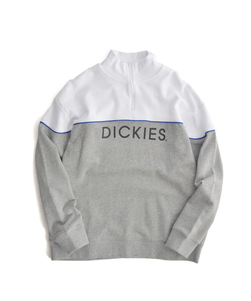Dickies(ディッキーズ)の「Dickies/ ディッキーズ 裏毛刺繍入りパイピングリラックスフィット配色ZIPトレーナー(スウェット・メンズ・ホワイト/ネイビー/グレー/レッド・M/L/XL)」の14枚目の写真