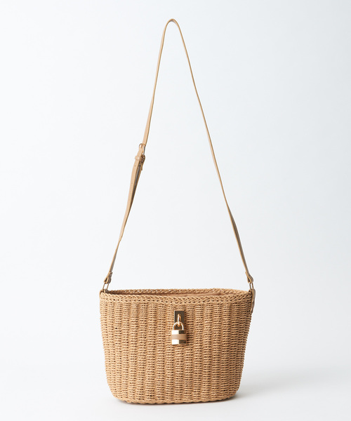 DISCOAT(ディスコート)の「ペーパーカギ付きショルダーバッグ(ショルダーバッグ・レディース・ブラック/レッド/ベージュ/ブラウン・FREE)」の8枚目の写真