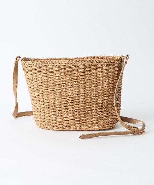 DISCOAT(ディスコート)の「ペーパーカギ付きショルダーバッグ(ショルダーバッグ・レディース・ブラック/レッド/ベージュ/ブラウン・FREE)」の9枚目の写真