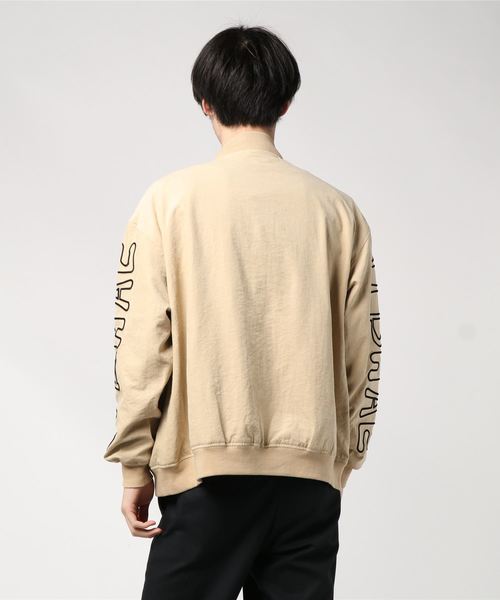 おしゃれスタ(オシャレスタ)の「ビッグシルエットピーチMA-1(KU)(MA-1・メンズ・ベージュ/ブラック系その他/ブラック・M/L)」の11枚目の写真