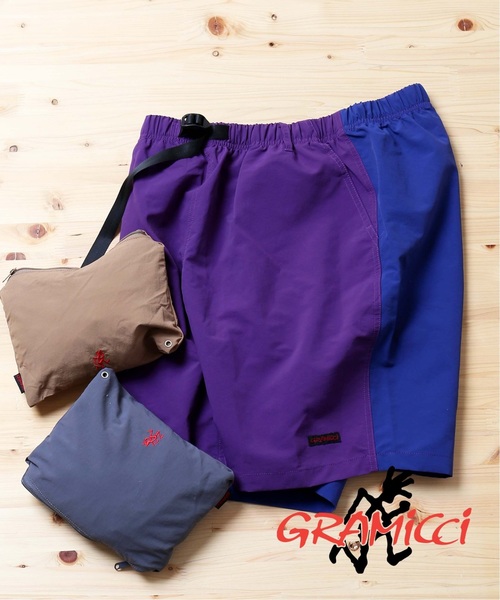 Gramicci（グラミチ）の「GRAMICCI / グラミチ : シェルパッカブルショーツ#（その他パンツ・メンズ・イエロー/ラベンダー/ブラック系その他/ブラック/ライトイエロー/グレー/パープル/ネイビー/ベージュ・SMALL/MEDIUM/LARGE）」の7枚目の写真
