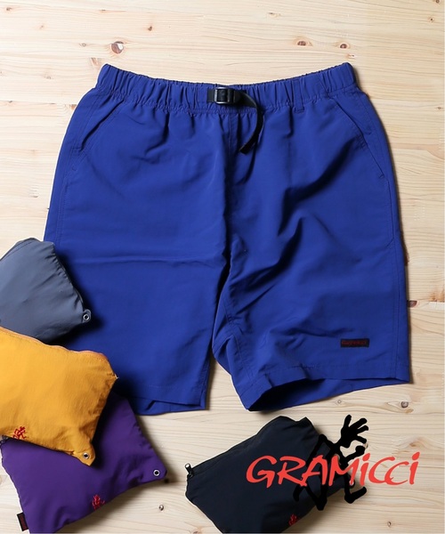 Gramicci（グラミチ）の「GRAMICCI / グラミチ : シェルパッカブルショーツ#（その他パンツ・メンズ・イエロー/ラベンダー/ブラック系その他/ブラック/ライトイエロー/グレー/パープル/ネイビー/ベージュ・SMALL/MEDIUM/LARGE）」の5枚目の写真