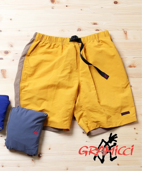 Gramicci（グラミチ）の「GRAMICCI / グラミチ : シェルパッカブルショーツ#（その他パンツ・メンズ・イエロー/ラベンダー/ブラック系その他/ブラック/ライトイエロー/グレー/パープル/ネイビー/ベージュ・SMALL/MEDIUM/LARGE）」の9枚目の写真