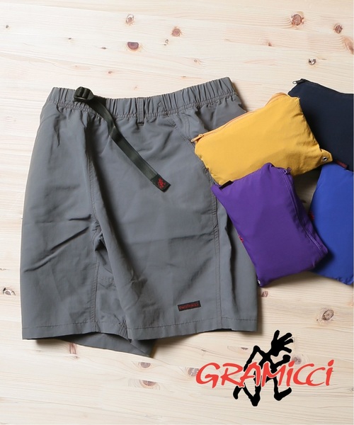 Gramicci（グラミチ）の「GRAMICCI / グラミチ : シェルパッカブルショーツ#（その他パンツ・メンズ・イエロー/ラベンダー/ブラック系その他/ブラック/ライトイエロー/グレー/パープル/ネイビー/ベージュ・SMALL/MEDIUM/LARGE）」の4枚目の写真