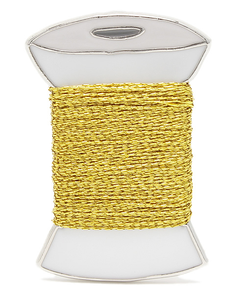 Ray BEAMS（レイビームス）の「●ミナ ペルホネン / ブローチピン "bobbin"（ブローチ/コサージュ・レディース・オレンジ/ブルー/その他1・ONE SIZE）」の3枚目の写真