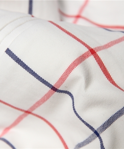 BEAMS LIGHTS Women's（ビームスライツ ウィメンズ）の「BEAMS LIGHTS / ツイルチェック ショートパンツ（その他パンツ・レディース・ネイビー/オフホワイト・38/36）」の9枚目の写真