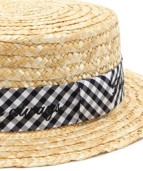 WEGO（ウィゴー）の「WEGO/ロゴカンカンハット（ハット・レディース・ブラック/ブラック系その他/レッド系その他・FREE）」の9枚目の写真