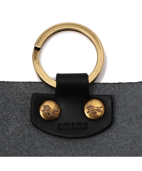 IL BISONTE(イルビゾンテ)の「IL BISONTE / ORIGINAL LEATHER / キーケース(キーケース/キーアクセサリー・レディース・ブラック/ダークブラウン/ネイビー/グレー/レッド/オリーブ/オレンジ/グリーン/ライトブラウン/ナチュラル/レンガ/ホワイト・FREE)」の14枚目の写真