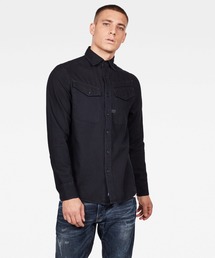 Green G-Star Men/'s Lecite Straight Shirt