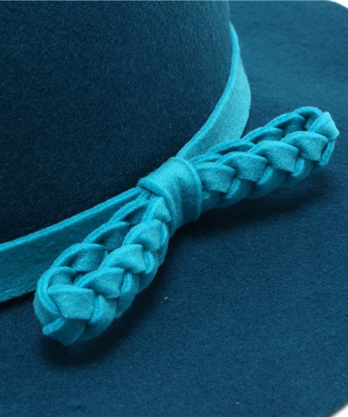 And A（アンドエー）の「フェルト中折れＨＡＴ（ハット・メンズ・ブラック/ブルー/レッド/ダークブラウン・FREE）」の7枚目の写真