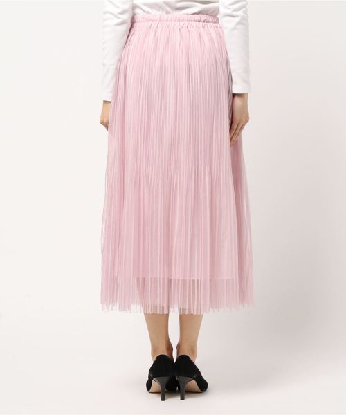 タグ付┆Cat Ear Cami Dress ストライプ チュール ガーリー CHARM BERRY TIC（チャームベリーチック）の「ストライプチュール