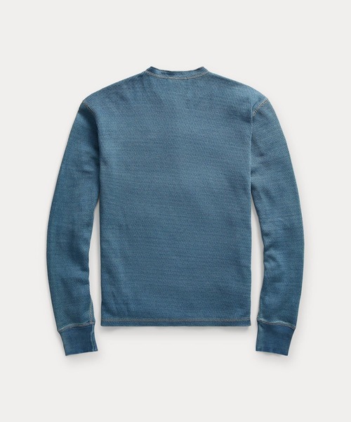 インディゴ ジャカードニット ヘンリー（Tシャツ/カットソー）｜RRL