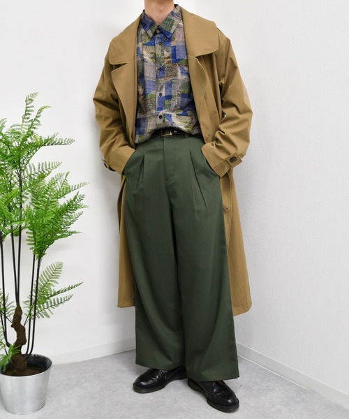 kutir（クティール）の「柄シャツ（シャツ/ブラウス・メンズ・ダークブラウン/ベージュ/ネイビー/グレー/ダークパープル/ライトベージュ・MEDIUM/LARGE）」の10枚目の写真