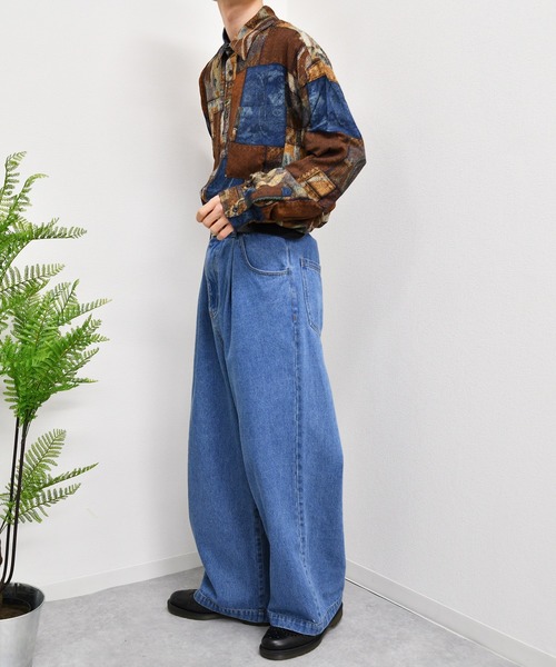 kutir（クティール）の「柄シャツ（シャツ/ブラウス・メンズ・ダークブラウン/ベージュ/ネイビー/グレー/ダークパープル/ライトベージュ・MEDIUM/LARGE）」の17枚目の写真