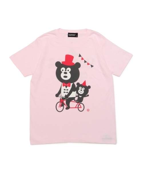 BEAMS T(ビームスティー)の「The Wonderful! design works. / TAMDEM BEAR(Tシャツ/カットソー・メンズ・ホワイト/ピンク・LARGE/MEDIUM/X-SMALL/X-LARGE/SMALL)」の18枚目の写真