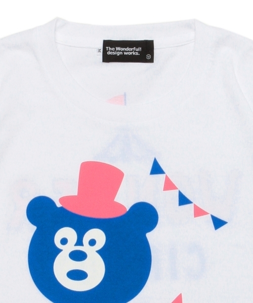 BEAMS T(ビームスティー)の「The Wonderful! design works. / TAMDEM BEAR(Tシャツ/カットソー・メンズ・ホワイト/ピンク・LARGE/MEDIUM/X-SMALL/X-LARGE/SMALL)」の19枚目の写真