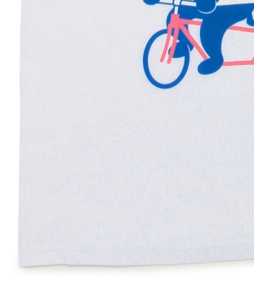 BEAMS T(ビームスティー)の「The Wonderful! design works. / TAMDEM BEAR(Tシャツ/カットソー・メンズ・ホワイト/ピンク・LARGE/MEDIUM/X-SMALL/X-LARGE/SMALL)」の21枚目の写真